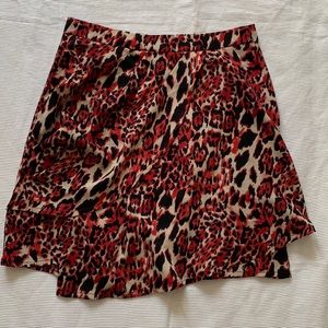 Princess Polly leopard print skirt size 8.